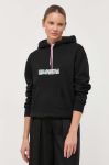 Кофта Karl Lagerfeld жіноча колір чорний з капюшоном з принтом (3353878)