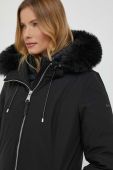 Куртка Dkny жіноча колір чорний перехідна (3574987)