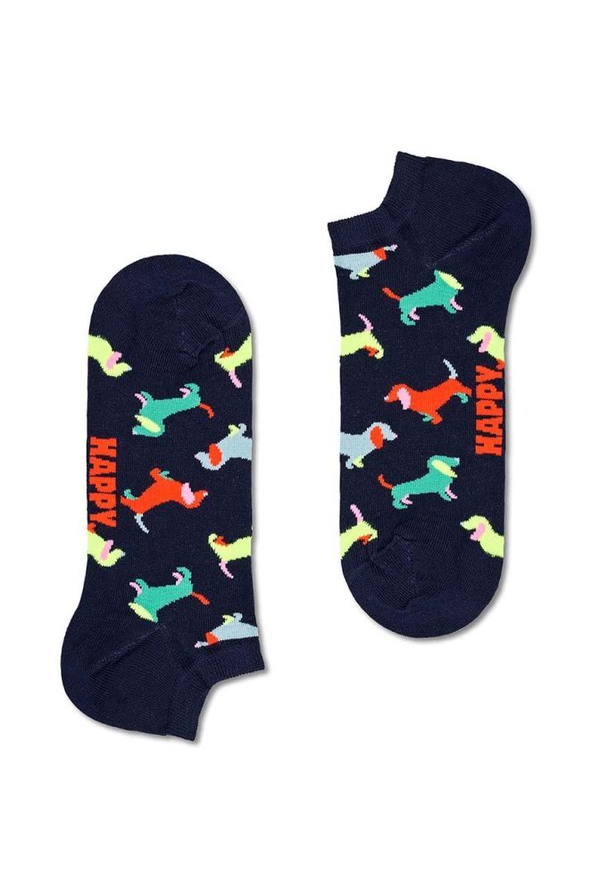 Шкарпетки Happy Socks Puppy Love Low Sock колір синій