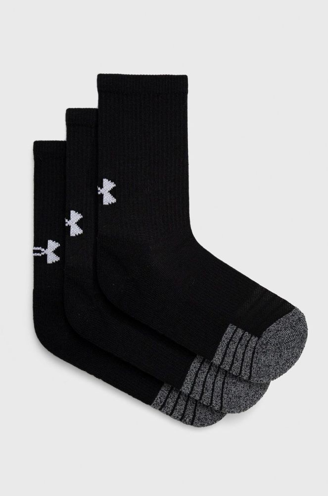 Under Armour - Дитячі шкарпетки (3-pack) 1346750 колір чорний