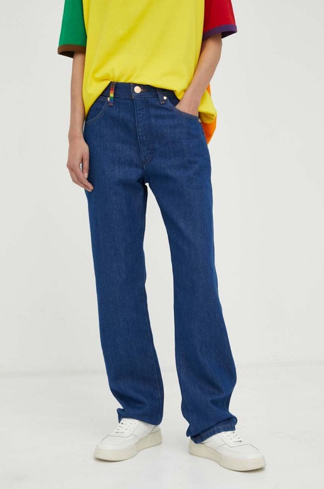 Джинси Wrangler Pride 13MWZ середня посадка колір темно-синій